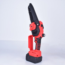 跨境6寸8寸家用大功率高速无刷锂电锯充电式锂电锯自动泵油伐木锯