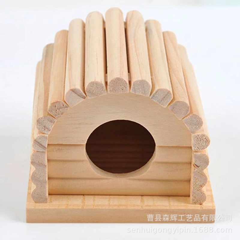 Q1JA-Pet-Wooden-House-Hamster-