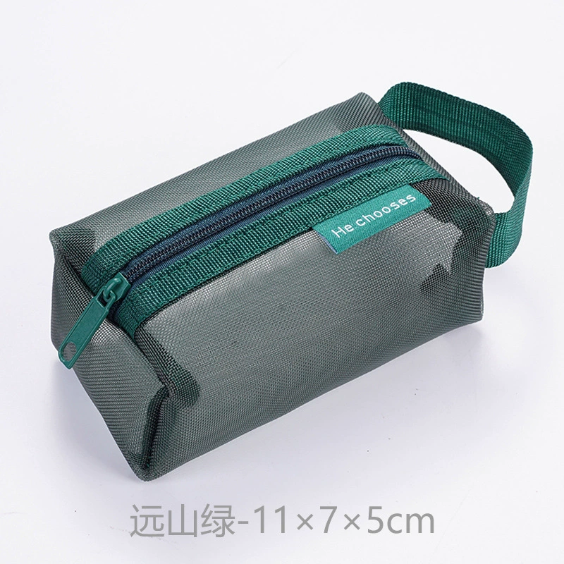 Nylon three dimensional square capacious wallet, key bag, cards, storage bag