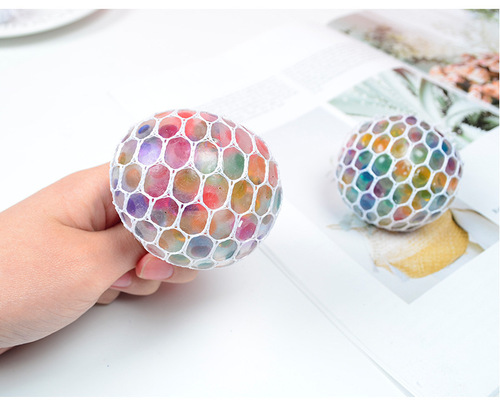 6.0 Colored Crystal Grape Ball, Vent Ball, Stress Relief Toy, New and Strange Toy, Funny Hand Toy