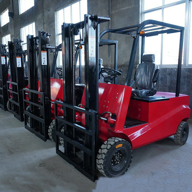 小型四轮座驾式电动叉车设备电动液压升降搬运车物流叉车机器批发