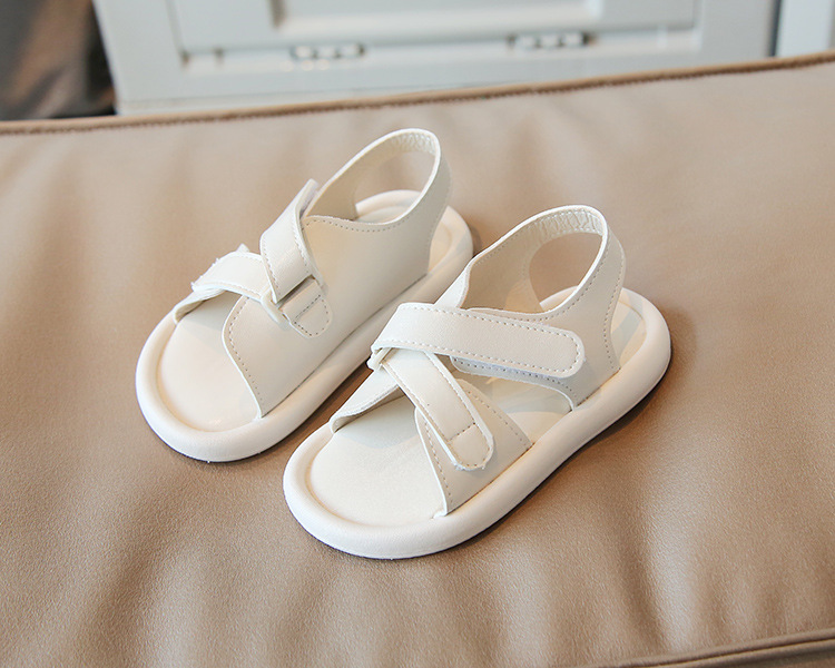 Versione coreana casual Velcro 2022 estate nuove scarpe da spiaggia per ragazzi e ragazze tendenza per sandali per bambini di piccole e medie dimensioni_voghion.com
