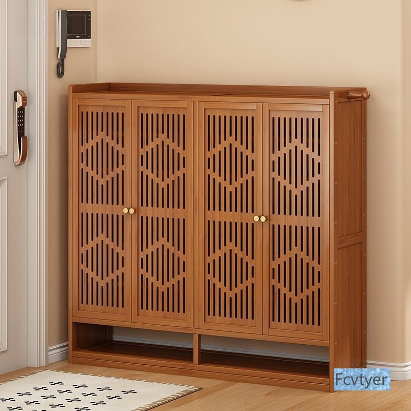 Shu Xiaoxin Doorway Shoe Cabinet Dust-Proof Shoe Simple Rack New Chinese Style Shoe Cabinet Large Capacity Home Entry Multi-Layer Indoor Shoe Cabinet
