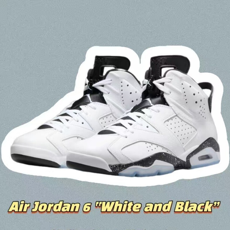 Foreign Trade Source Factory Aj6 Basketball Shoes for Men and Women, Unisex Men's Shoes, Couple Sports Shoes, Non-Slip Casual Couple Shoes