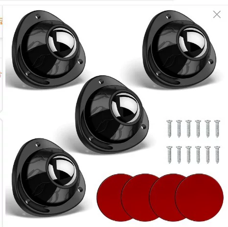 Explosive Universal Wheel Coffee Machine Movable Table Leg Stool Chair Storage Box Bottom Sofa Roller Universal Wheel