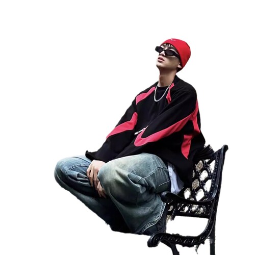 Men's Hoodie 2024 New Spring and Autumn Style American Street Style Cool Bad Boy Heavy Weight Advanced Sense Loose Casual Motorbike Jacket