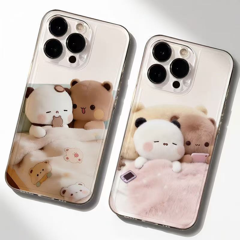 Cute Bear Phone Case Suitable for iPhone 17 Pro Max, Apple 16/14 Pro, Japanese and Korean Styles for 13/12/15/11X Cute Bear Phone Case Suitable for iPhone 17 Pro Max, Apple 16/14 Pro, Japanese and Korean Styles for 13/12/15/11X