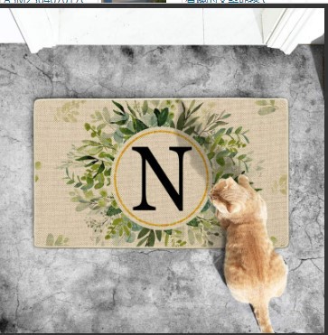 Poletna tematska preproga, nedrseča preproga za vhodna vrata, vpojna preproga za kopalnico in kuhinjo_voghion.com