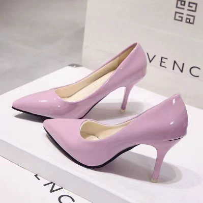 Туфли-лодочка на шпильке с pointed toe, европейский стиль, каблук 7 см и 10 см, размеры 34–44, многоцветные