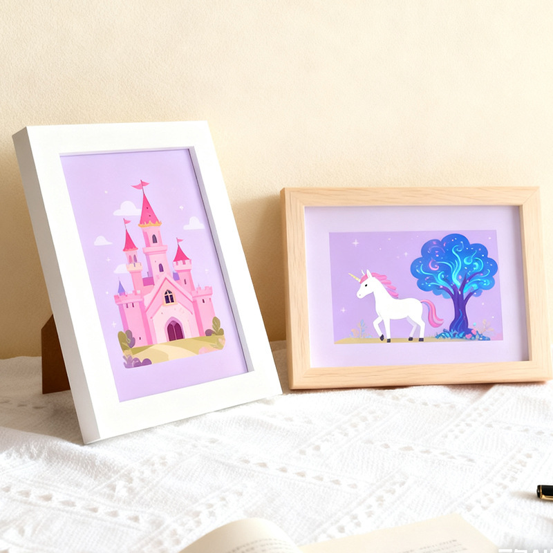 Desktop Decoration Table Manufacturer Wholesale Direct Sales Stereo Photo Frame 5-Inch 6-Inch 7inch 8inch Creative Painting Modern Simple Frame Desktop Decoration Table Manufacturer Wholesale Direct Sales Stereo Photo Frame 5-Inch 6-Inch 7inch 8inch Creative Painting Modern Simple Frame