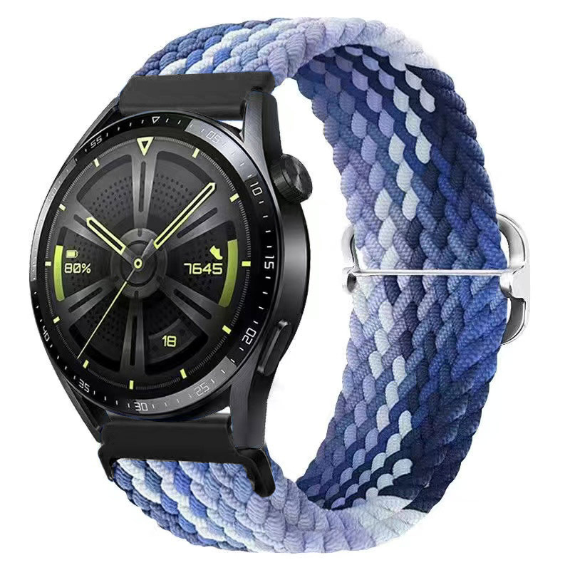 Suitable for ticwatch2 generation/E/C2/ticwatchpro/pro3 watch strap slip loop woven strap