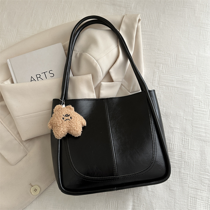 Bolsos populares para mujer 2024 otoño e invierno nuevo estilo coreano retro de gran capacidad para viajar en clase bolso de hombro bolso de moda