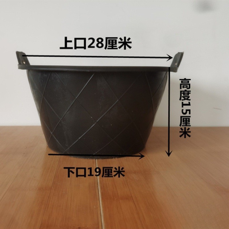 グレーバケツ、泥バケツ、セメントバケツ、牛腱バケツ、オックスフォード砂バケツ、建設現場の装飾泥バケツ、ゴムプラスチック泥バケツなし|undefined