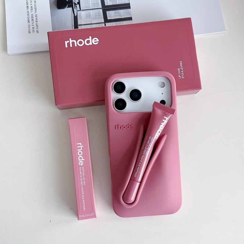 外贸适用iPhone17Promax海莉rhode口红唇釉硅胶手机壳16p软保护套|undefined