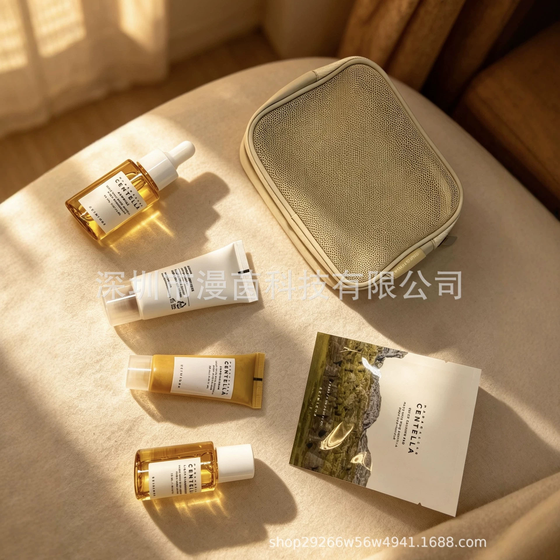 跨境新品SKIN1004马达加斯加积雪草旅行收纳套装现货一件代发包邮