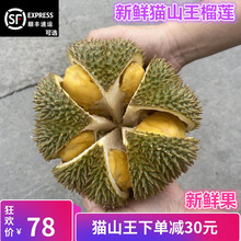 猫山王榴莲新鲜整个带壳特产应季水果现摘2-15斤泰国巴掌青皮一箱