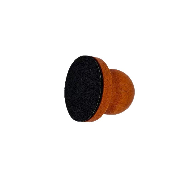 Raspador de uñas de madera para perros, plataforma de lima para mascotas de gato de madera maciza, tabla de reparación de uñas de gato redonda conveniente