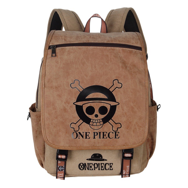 Mochila transfronteriza mochila de lona mochila escolar estudiante PU mochila de lona bolsa de computadora resistente al desgaste mochila