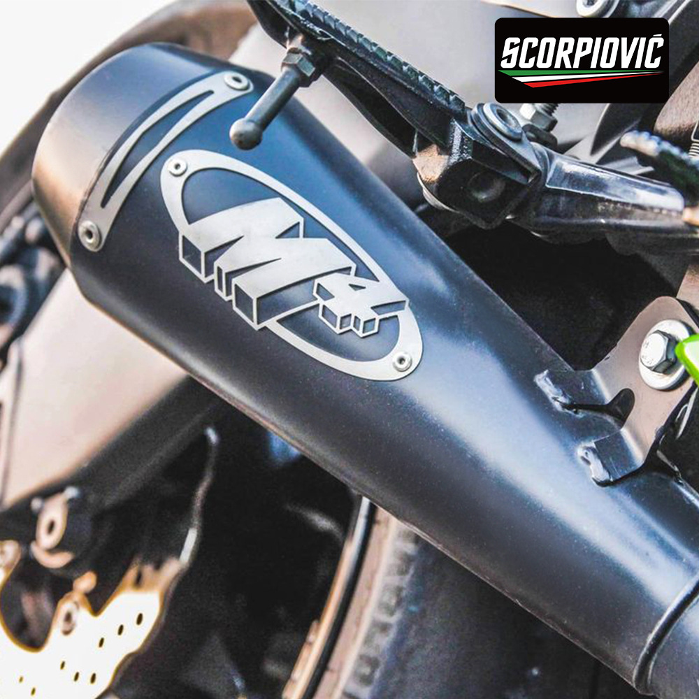 ZX6R with oxygen port integrated middle tail exhaust pipe motorcycle locomotive modification non-destructive installation 2024-2025