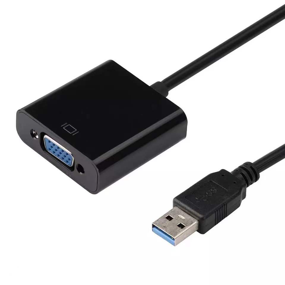 Transfronterizo USB a HDMI cable adaptador usb3.0 a VGA HD cable adaptador 1080p Proyección de audio y salida de vídeo