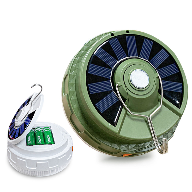 Günəş enerjili LED lampa, USB çıxışlı, çıxarıla bilən batareya