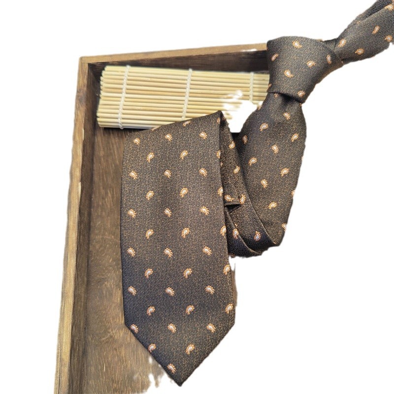 Men's Tie And Pocket Square Set British Style Striped Elegant_voghion.com