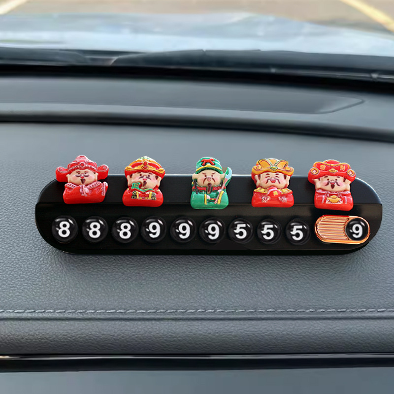 Señal de estacionamiento temporal para automóviles, matrícula de teléfono móvil para mujeres, matrícula de teléfono móvil para automóviles, suministros decorativos ocultos