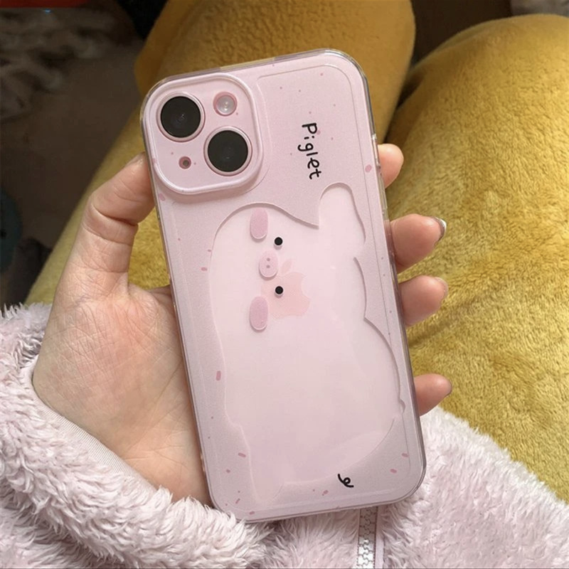 Piglet Is Suitable for Iphone17Pro/14/13/16 Phone Cases Se Apple Xr/Xsmax78Plus Soft15