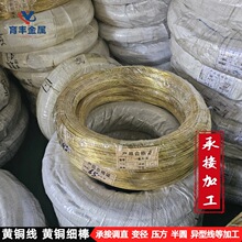 diy黄铜线 工艺品装饰用线 铜扁线 四方铜条黄铜硬线调直不爆头