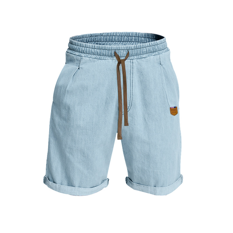 Summer New Casual Cashew Flower Men's Trendy Colored Simplified Shorts_mkmklike.com