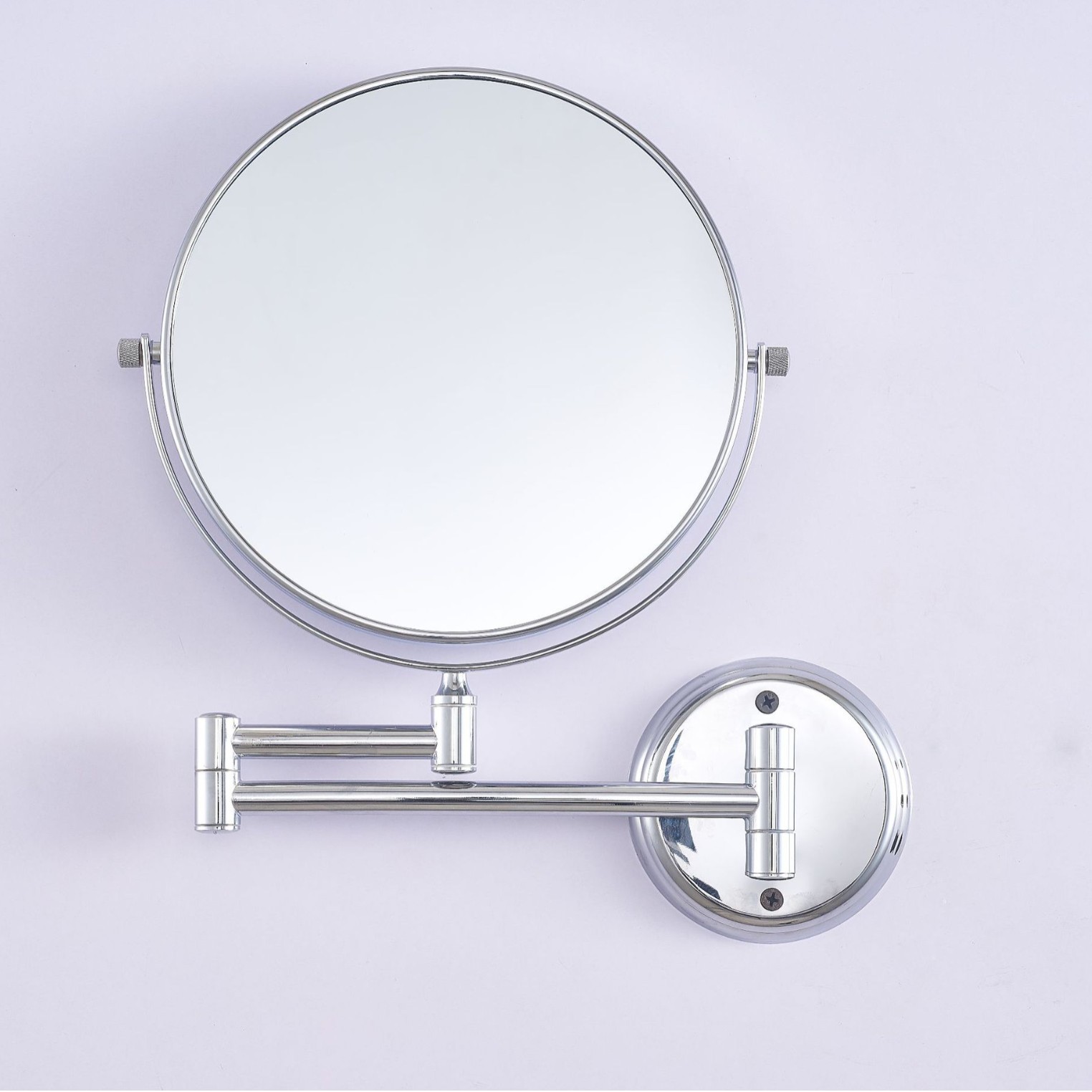 Folding Makeup Mirror Bathroom Anti-Fog Mirror Toilet Wall-Mounted Bathroom Single-Sided Telescopic Mirror Magnifying Mirror Wall-Mounted
