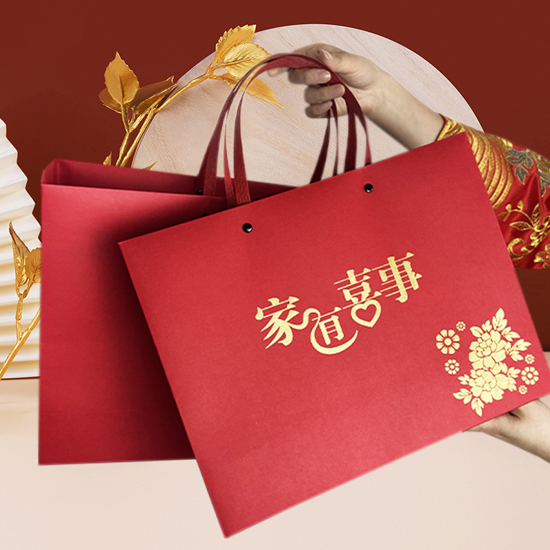 Bolsas de regalo rojas bolsas de regalo de regalo de boda bolsas de ropa bolsas de regalo