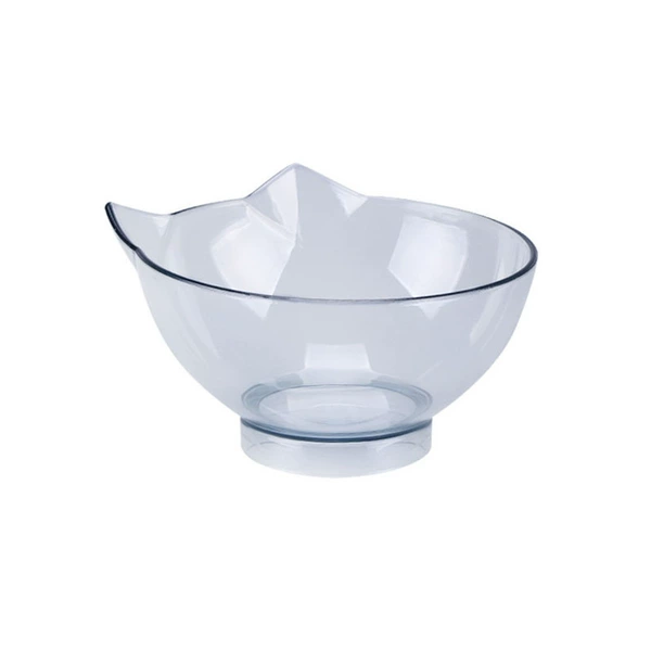 Cat ear bowl is transparent and individual bowl