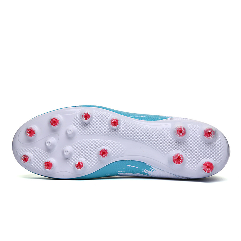 2024 nuevos zapatos de fútbol transfronterizos para hombres y mujeres, zapatos de entrenamiento de entrenamiento de clavos juveniles, fábrica directa