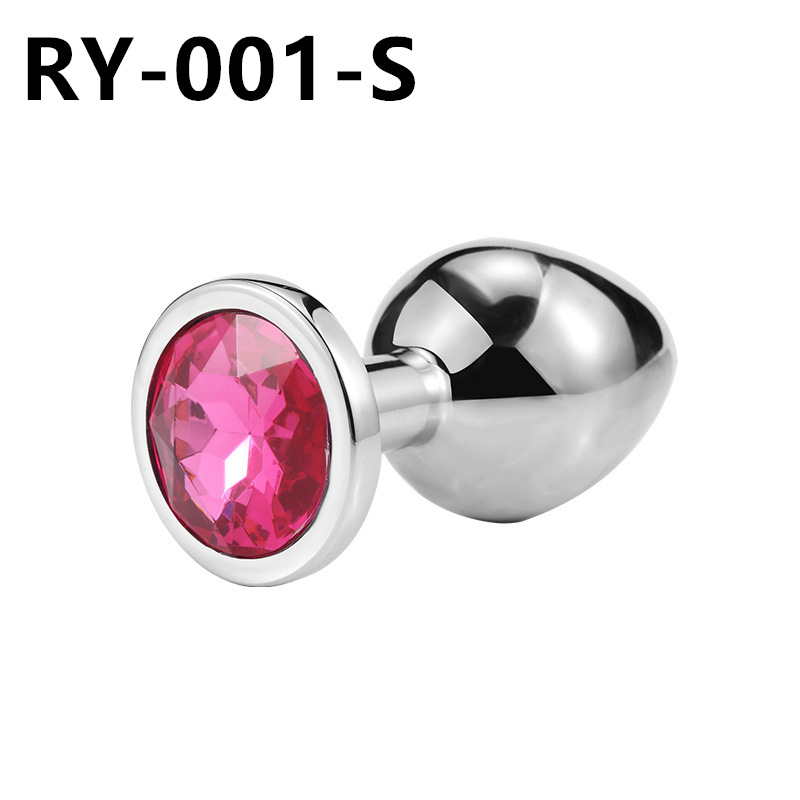 Volver corte metal anal plug adulto hombres y mujeres SM compartir masturbación clímax sexy anal plug adulto suministros pequeño mediano grande