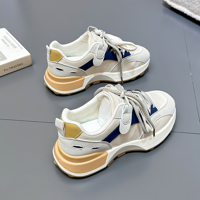 Damen-Freizeitschuhe, Wanderschuhe, Turnschuhe, synthetisches, langlebiges, gepolstertes, leicht zu reinigendes Schuhwerk_voghion.com