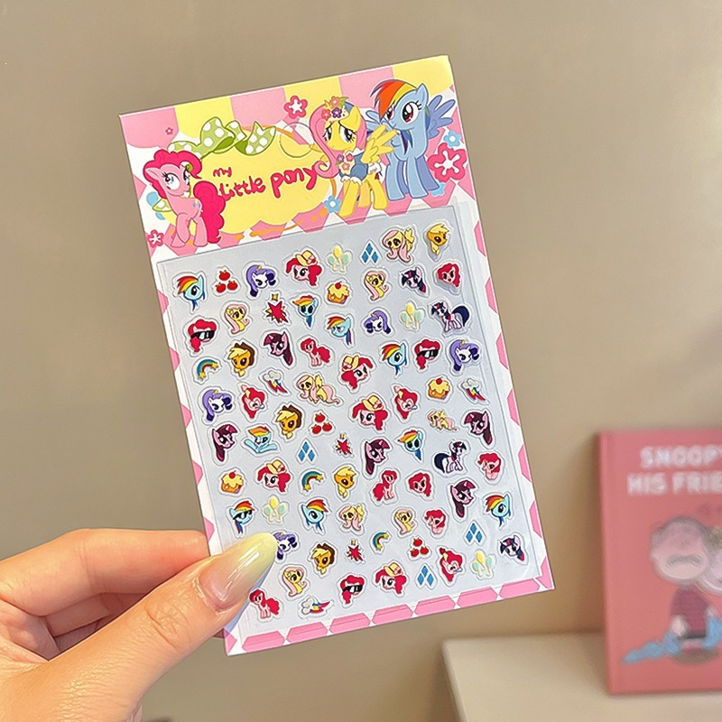 Niños parches de uñas super lindas chicas lindas usan pegatinas de dibujos animados de uñas seguras desmontables parches de uñas al por mayor image 182