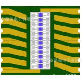 AGMNPD1201T由12个固定在PCB上的高灵敏度的光电传感器组成的感光