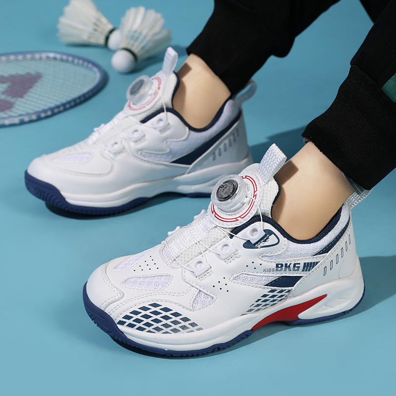 BKG children's badminton shoes 2025 summer boys' arch correction running shoes girls' non-slip wear-resistant table tennis shoes N