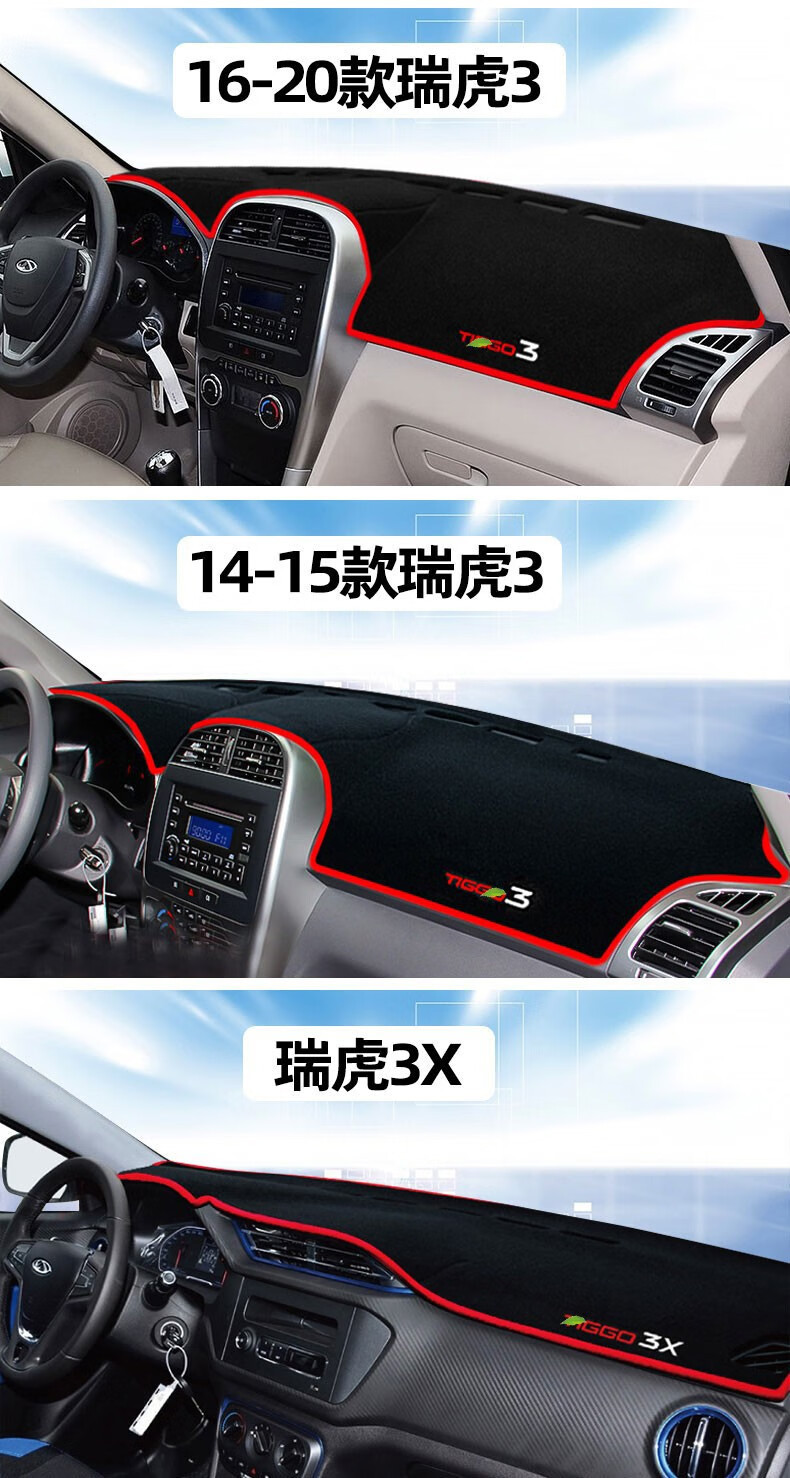 Suitable for Tiggo 8 Sunshade Mat, Chery Tiggo 7, Tiggo 5X, Omoda Little Ant, Center Console Sun Protection and Heat Insulation Mat