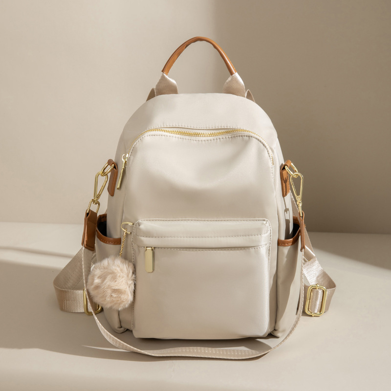 双肩包女背包2025新款韩版潮牛津布帆布时尚百搭女士旅行小包包女