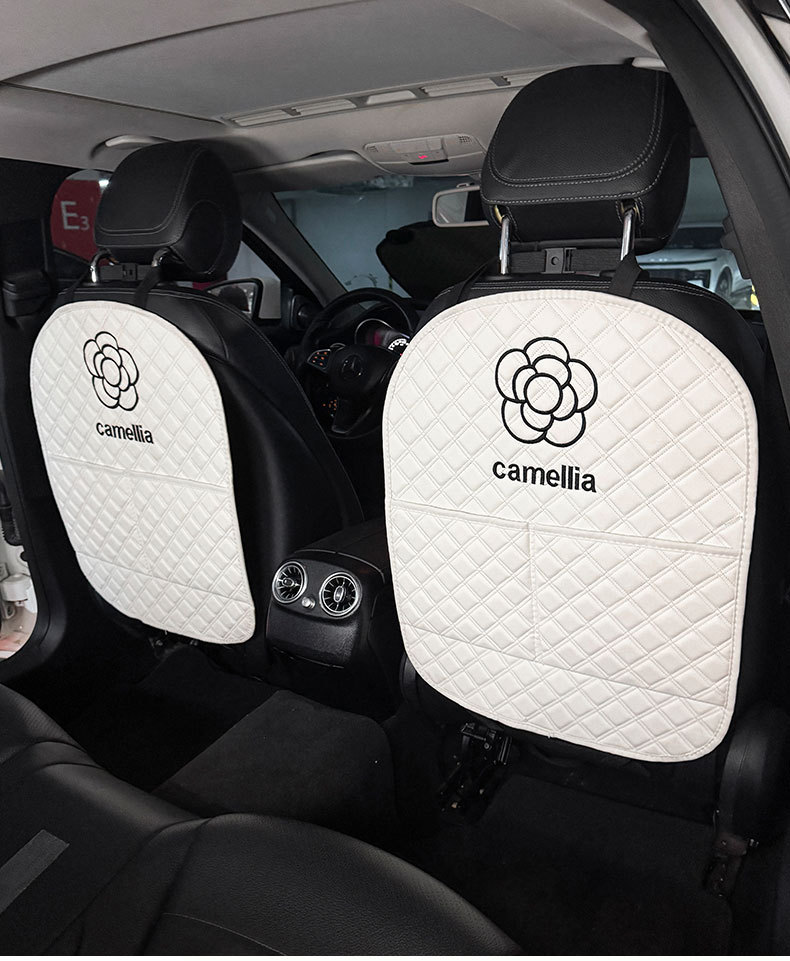 Camellia Car Anti-Kick Mat Universal Rear Seat Backrest Anti-Dirt Protective Mat Car Rear Seat Protection Mat Anti-Scratch Mat