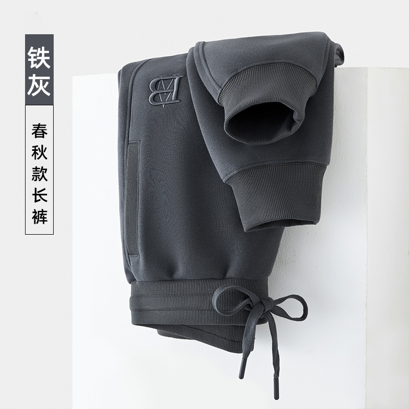 ABK809 아이언 그레이 봄, 가을 140 자수 팬츠