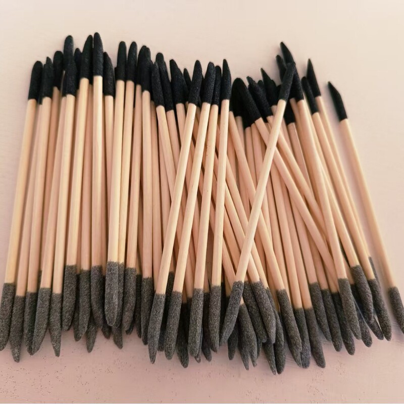 137mm Black Sand Wood Stick Single-Ended/Double-Ended Orange Wood Stick Black Sand Polishing Nail Polishing Tool Multifunctional Nail Art Tool 137mm Black Sand Wood Stick Single-Ended/Double-Ended Orange Wood Stick Black Sand Polishing Nail Polishing Tool Multifunctional Nail Art Tool