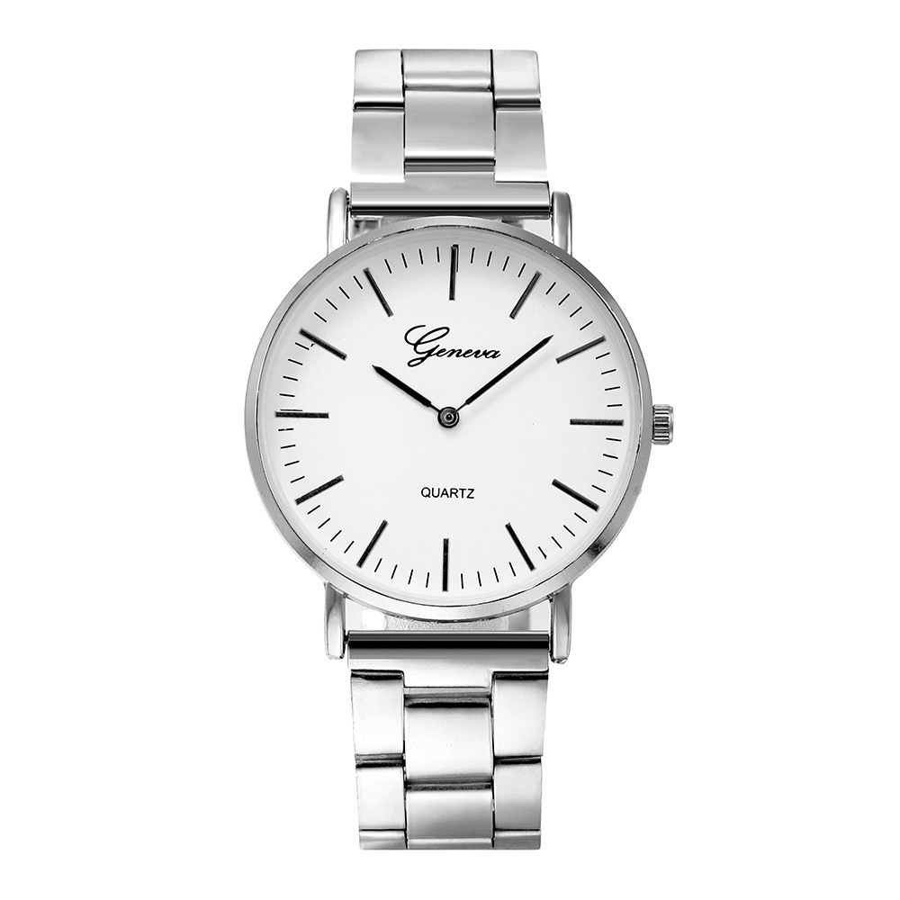 cinturino sia da uomo in acciaio che da donna, orologio al quarzo semplice e ultrasottile wo,_voghion.com