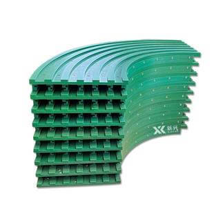 Wear-resistant high molecular polyethylene magnetic curved rail UHMWP material magnetic curved rail for filling machine