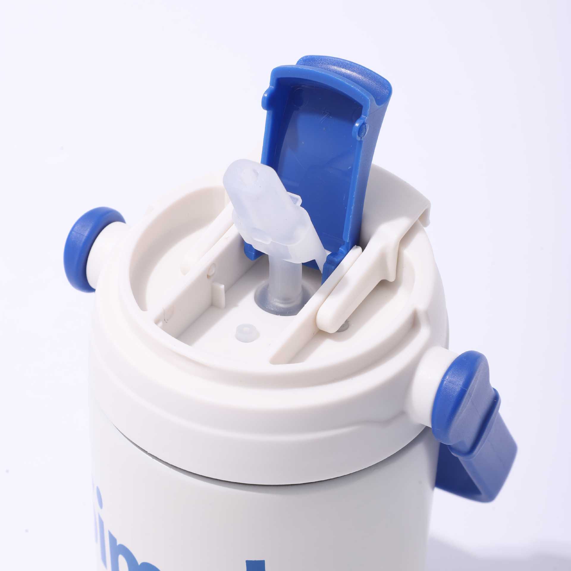 Taza de aislamiento de acero inoxidable 304 de moda Taza de café simple Taza portátil de doble bebida Taza de pareja al por mayor