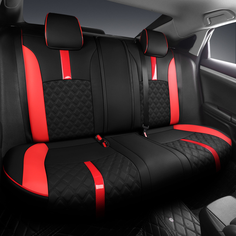 [Cross-Border] Civic 16-24 Model Year Car Seat Cushion, Wear-Resistant Full Leather Seat Cover for Export