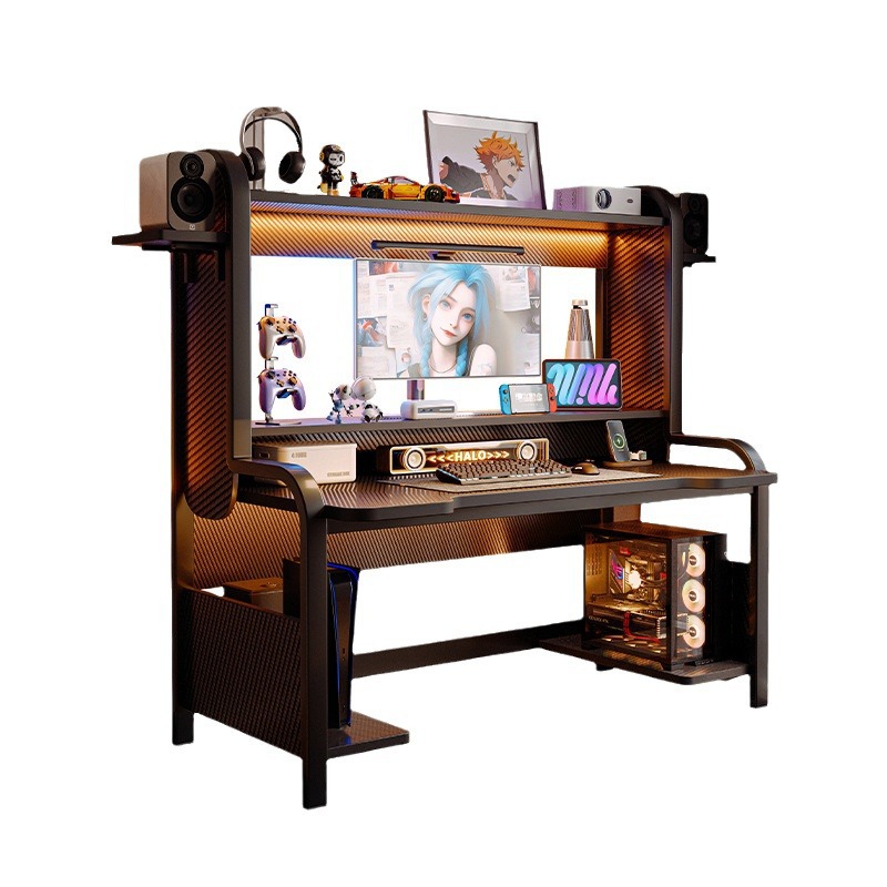 Escritorio para computadora Escritorio Escritorio para el hogar Estantería Escritorio integrado Escritorio para estudiantes Dormitorio Juego de mesa y silla para dos juegos