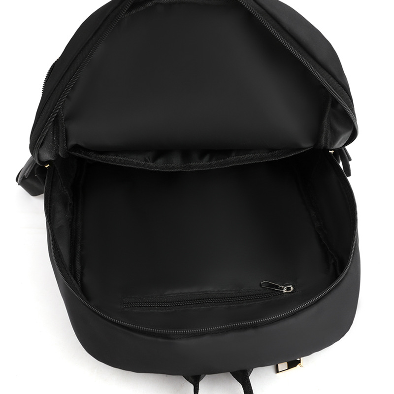 2024 nueva mochila Oxford casual para mujer, simple y versátil, mochila para computadora de gran capacidad, mochila escolar para estudiantes de secundaria